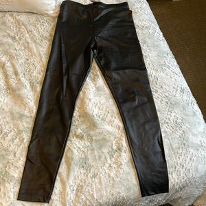 Black Leather leggings